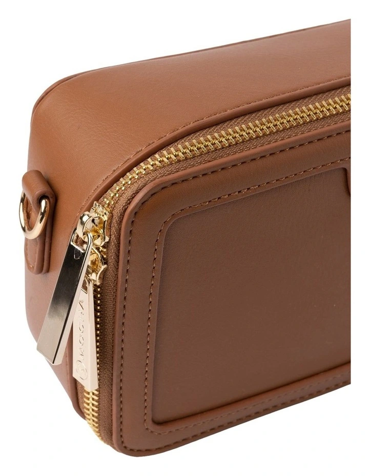 Mocha Maple Boxy Crossbody Bag In Tan 4 Mocha Maple Boxy Crossbody Bag In Tan - Image 2