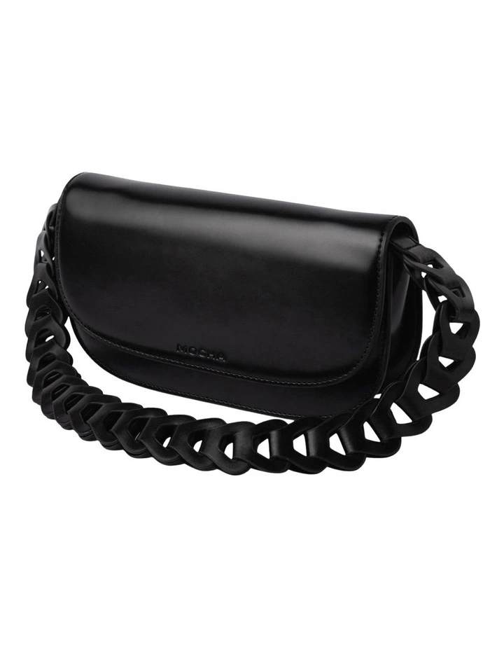 Mocha Monique Leather Crossbody Bag In Black 6 Mocha Monique Leather Crossbody Bag In Black - Image 4