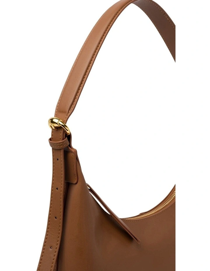 Mocha Amina Leather Hobo Bag In Tan 4 Mocha Amina Leather Hobo Bag In Tan - Image 2