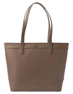 Mocha Maple Tote Bag In Taupe