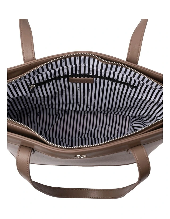 Mocha Maple Tote Bag In Taupe 5 Mocha Maple Tote Bag In Taupe - Image 3