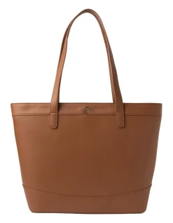 Mocha Maple Tote Bag In Tan