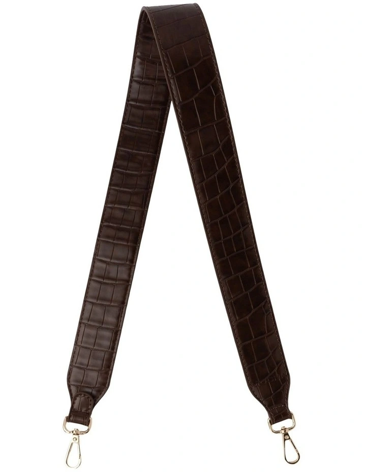 Mocha Stone-Pattern PU Strap In Brown 4 Mocha Stone-Pattern PU Strap In Brown - Image 2