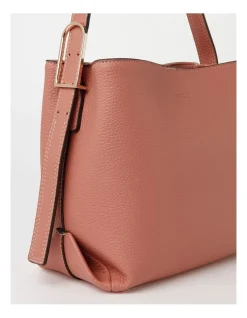 Basque Ella Bucket Shoulder Bag In Coral -Mocha shop 928345420 5 720x928