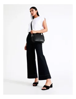 Basque Ella Camera Crossbody Bag In Black -Mocha shop 928345510 4 720x928