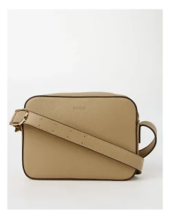 Basque Ella Camera Crossbody Bag In Sand