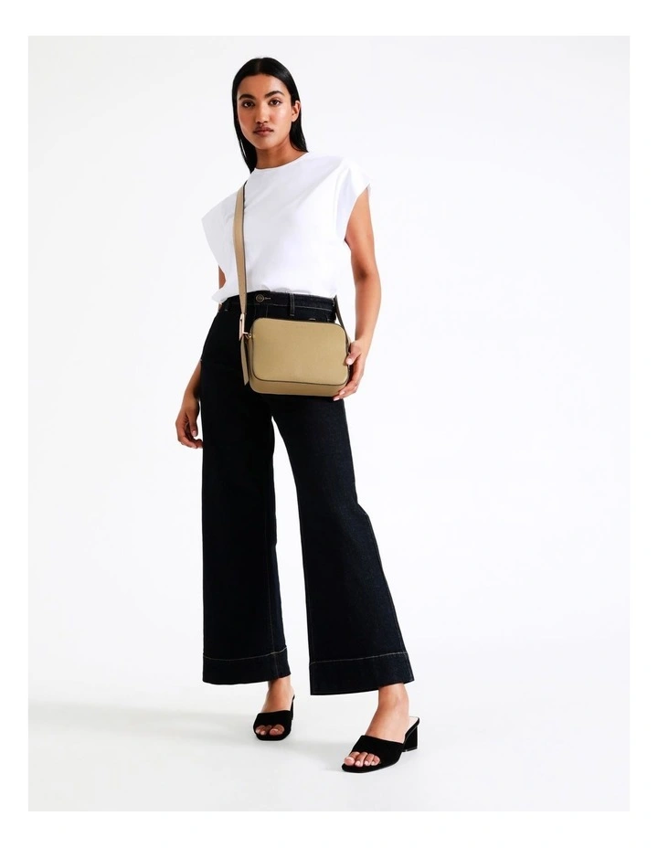 Basque Ella Camera Crossbody Bag In Sand 6 Basque Ella Camera Crossbody Bag In Sand - Image 4