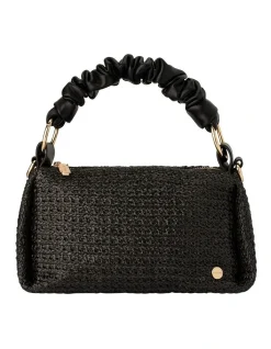 Olga Berg Gypsy Top Handle Crossbody Bag In Black
