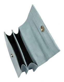 Olga Berg Blu Allie Top Handle Crossbody Bag In Blue -Mocha shop 928563940 3 720x928