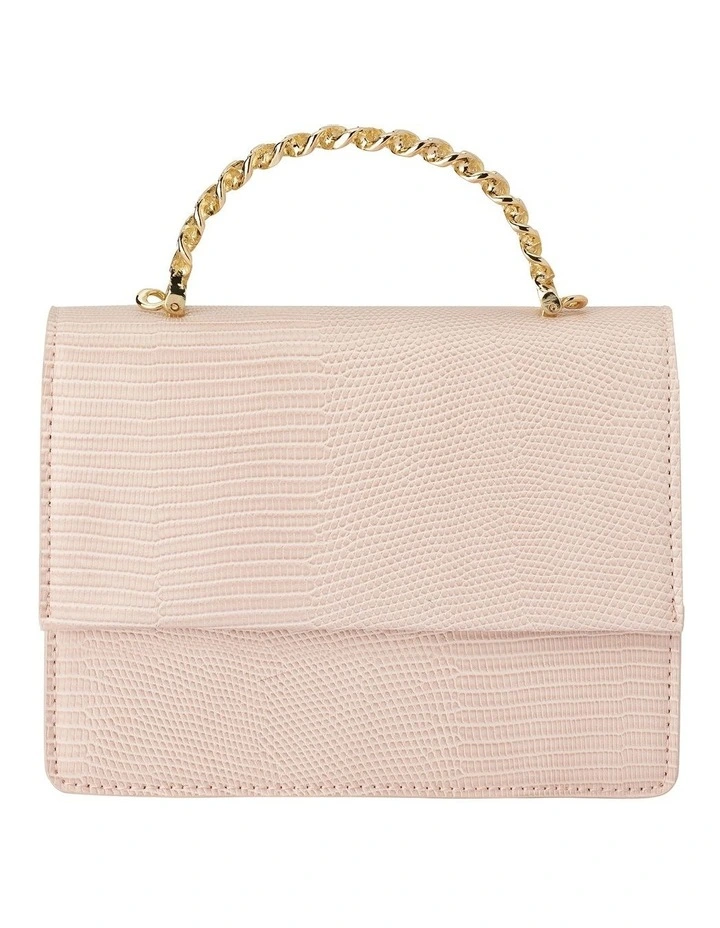 Olga Berg Allie Top Handle Crossbody Bag In Blush 3 Olga Berg Allie Top Handle Crossbody Bag In Blush