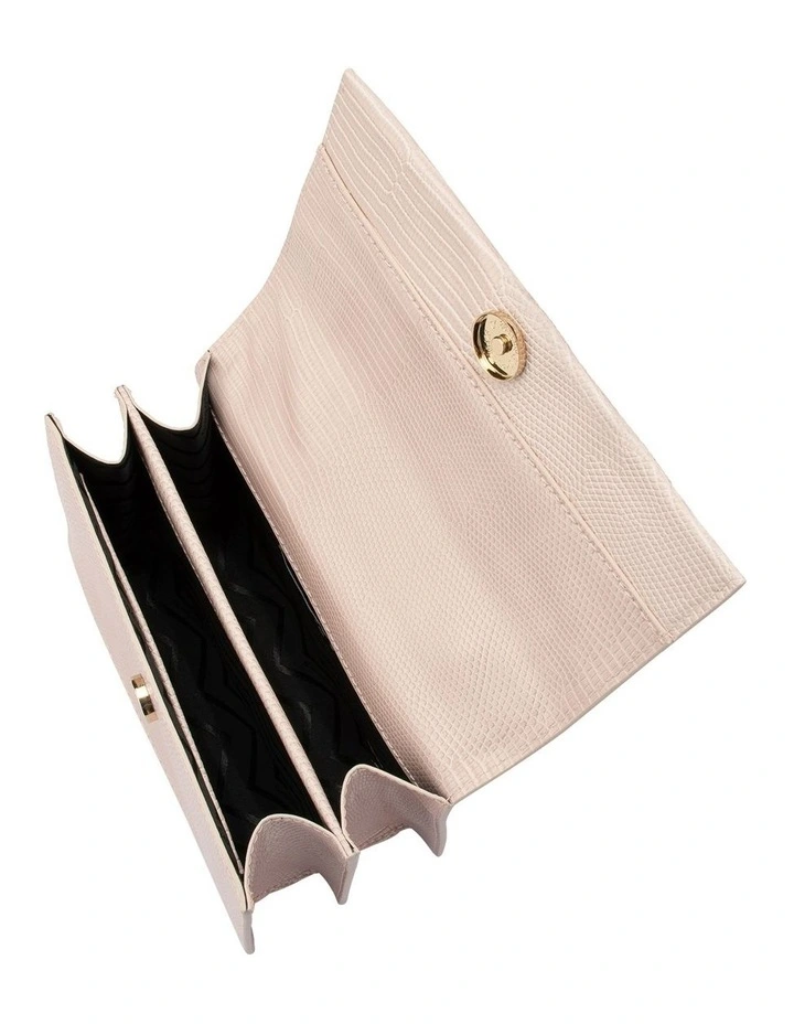 Olga Berg Allie Top Handle Crossbody Bag In Blush 5 Olga Berg Allie Top Handle Crossbody Bag In Blush - Image 3