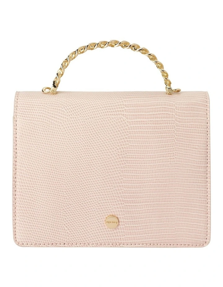 Olga Berg Allie Top Handle Crossbody Bag In Blush 6 Olga Berg Allie Top Handle Crossbody Bag In Blush - Image 4