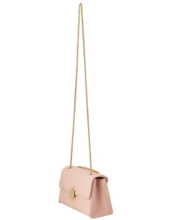 Olga Berg Cressida Quilted Shoulder Bag In Blush -Mocha shop 928564660 3 720x928
