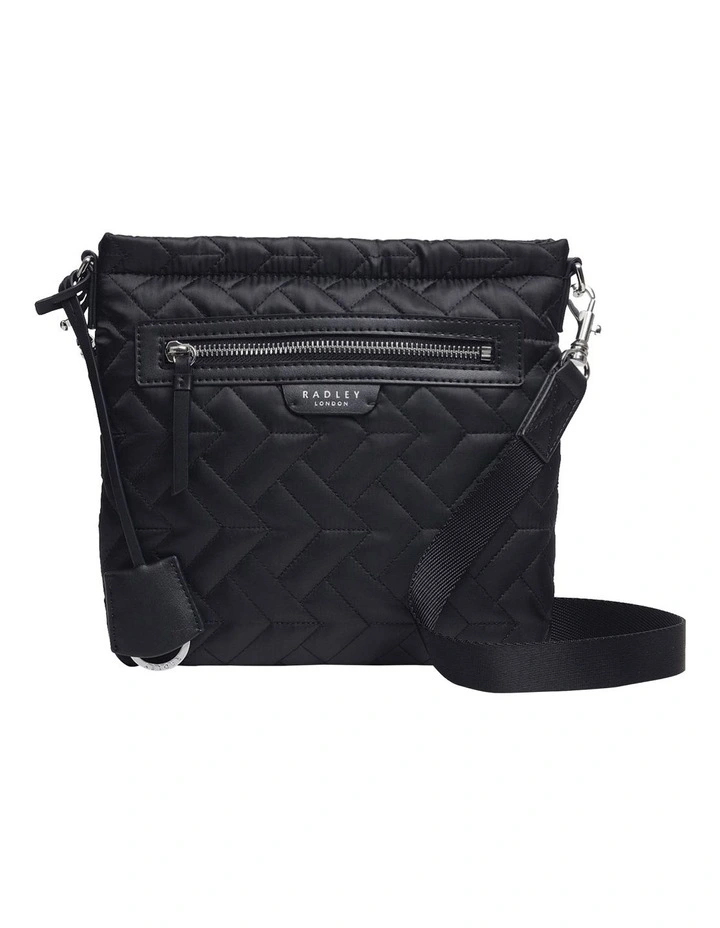 Radley Finsbury Park Quilt Small Zip-Top Crossbody Bag In Black 3 Radley Finsbury Park Quilt Small Zip-Top Crossbody Bag In Black