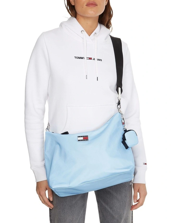 Tommy Jeans Summer Zip Top Shoulder Bag In Chambray Sky 4 Tommy Jeans Summer Zip Top Shoulder Bag In Chambray Sky - Image 2