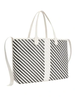 Tommy Hilfiger Iconic Woven Tote Bag In Navy/White 9 Tommy Hilfiger Iconic Woven Tote Bag In Navy/White -Mocha shop 929438200 3 720x928