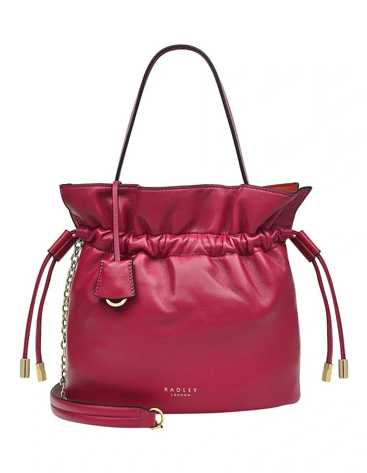 Radley Sunny Rise Small Drawstring Crossbody Bag In Dark Rose 3 Radley Sunny Rise Small Drawstring Crossbody Bag In Dark Rose