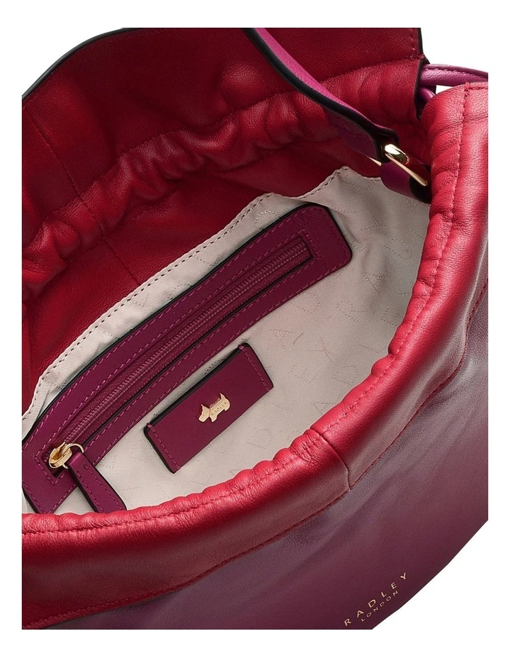 Radley Sunny Rise Small Drawstring Crossbody Bag In Dark Rose 6 Radley Sunny Rise Small Drawstring Crossbody Bag In Dark Rose - Image 4