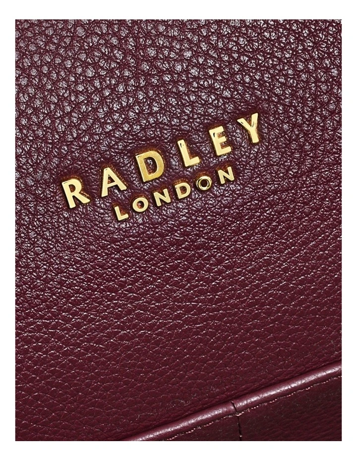 Radley Cuba Street Twist Open-Top Shoulder Bag In Cherry 7 Radley Cuba Street Twist Open-Top Shoulder Bag In Cherry - Image 5