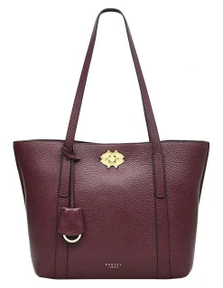 Radley Museum Street Medium Zip-Top Tote Bag In Dark Cherry