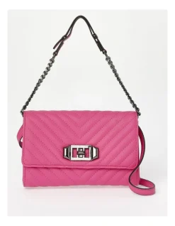 Wayne Cooper Stella Detachable Strap Wallet In Fuchsia