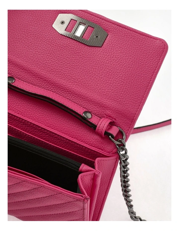 Wayne Cooper Stella Detachable Strap Wallet In Fuchsia 8 Wayne Cooper Stella Detachable Strap Wallet In Fuchsia - Image 6