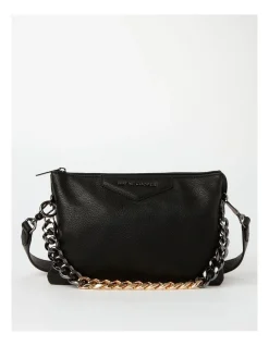 Wayne Cooper Harlow Multi Gusset Crossbody Bag In Black