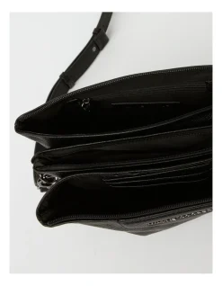 Wayne Cooper Harlow Multi Gusset Crossbody Bag In Black -Mocha shop 930623410 6 720x928