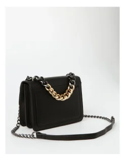 Wayne Cooper Karla Flapover Crossbody Bag In Black -Mocha shop 930623500 3 1 720x928