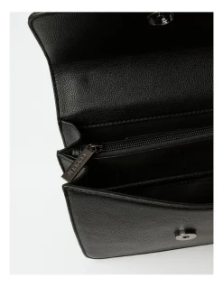 Wayne Cooper Karla Flapover Crossbody Bag In Black -Mocha shop 930623500 6 720x928