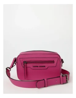 Wayne Cooper Lori Camera Crossbody Bag In Fuchsia