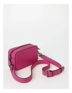 Wayne Cooper Lori Camera Crossbody Bag In Fuchsia -Mocha shop 930623770 3 1 720x928