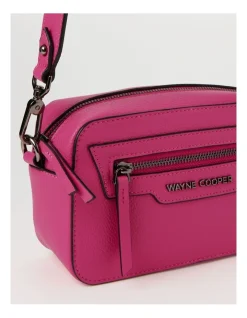 Wayne Cooper Lori Camera Crossbody Bag In Fuchsia -Mocha shop 930623770 5 1 720x928