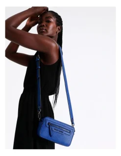 Wayne Cooper Lori Camera Crossbody Bag In Blue -Mocha shop 930623860 4 2 720x928