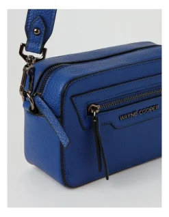 Wayne Cooper Lori Camera Crossbody Bag In Blue -Mocha shop 930623860 5 1 720x928