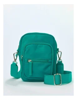 Miss Shop Oakland Mini Crossbody Bag In Teal