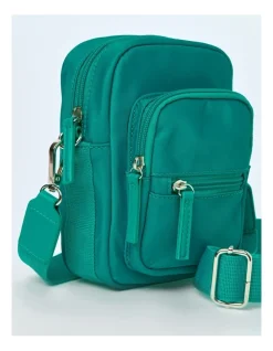 Miss Shop Oakland Mini Crossbody Bag In Teal -Mocha shop 930625210 3 1 720x928