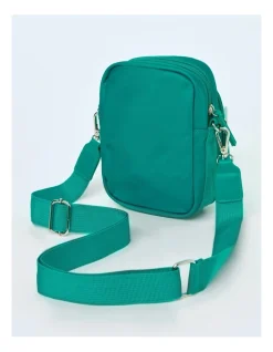 Miss Shop Oakland Mini Crossbody Bag In Teal -Mocha shop 930625210 4 1 720x928