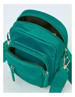 Miss Shop Oakland Mini Crossbody Bag In Teal -Mocha shop 930625210 5 720x928