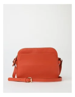 Marcs Maldives Multi Gusset Crossbody Bag In Peach