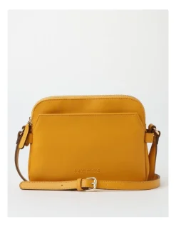 Marcs Maldives Multi Gusset Crossbody Bag In Desert Yellow