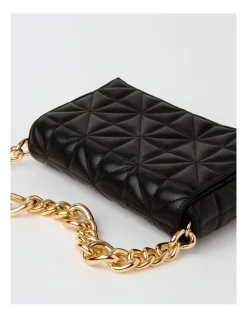 Miss Shop Zurich Flapover Shoulder Bag In Black -Mocha shop 930627550 5 1 720x928