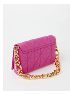 Miss Shop Zurich Flapover Shoulder Bag In Fuchsia -Mocha shop 930627730 3 1 720x928