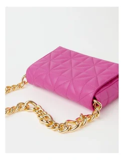 Miss Shop Zurich Flapover Shoulder Bag In Fuchsia -Mocha shop 930627730 5 1 720x928