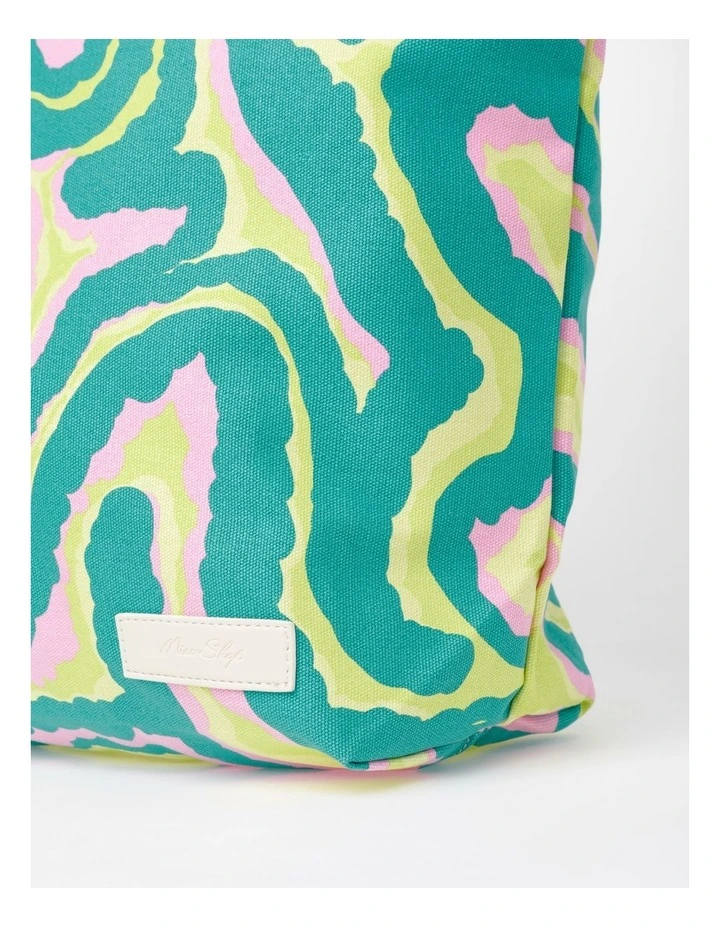 Miss Shop Chicago Psychedelic Canvas Tote Bag In Assorted 5 Miss Shop Chicago Psychedelic Canvas Tote Bag In Assorted - Image 3