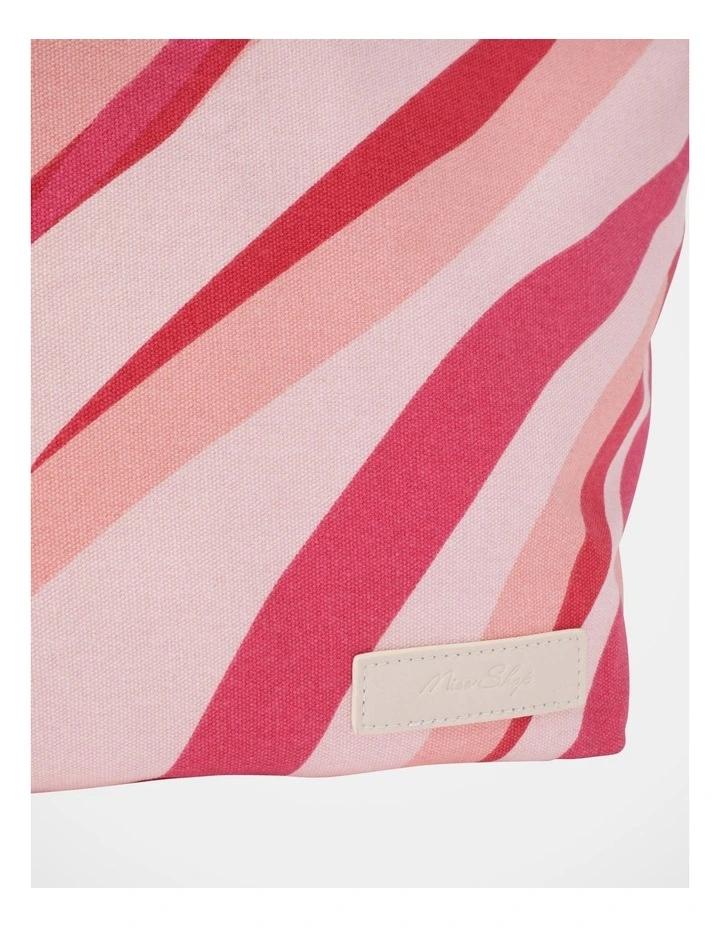 Miss Shop Chicago Zebra Canvas Tote Bag In Pink 8 Miss Shop Chicago Zebra Canvas Tote Bag In Pink - Image 6