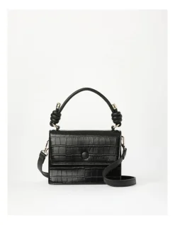 Tokito Lima Top Handle Crossbody Bag In Black