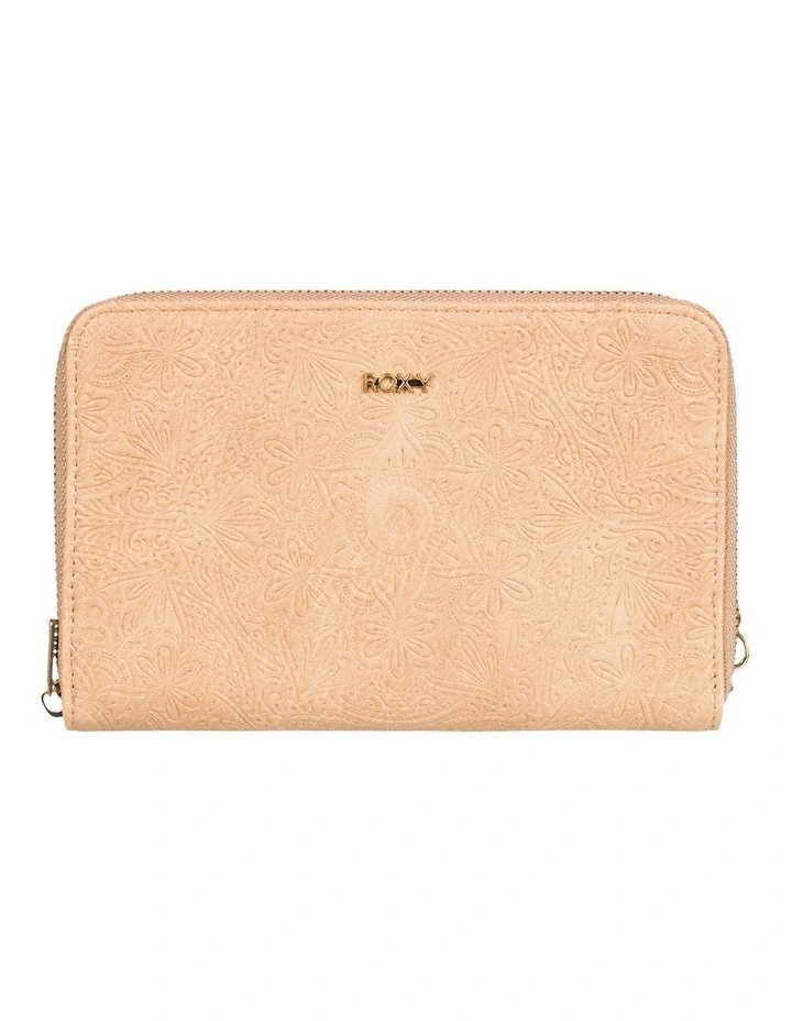 Roxy Back In Brooklyn Wallet In Beige 3 Roxy Back In Brooklyn Wallet In Beige