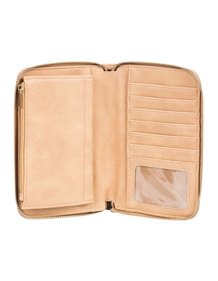Roxy Back In Brooklyn Wallet In Beige 6 Roxy Back In Brooklyn Wallet In Beige - Image 4