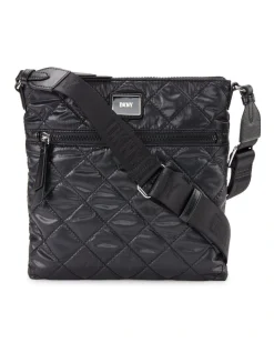DKNY Lyla Nylon Camera Crossbody Bag In Black
